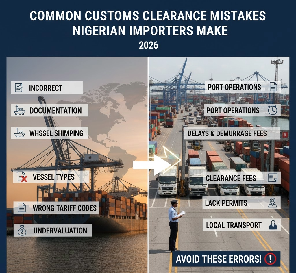 Common Customs Clearance Mistakes Nigerian Importers Make