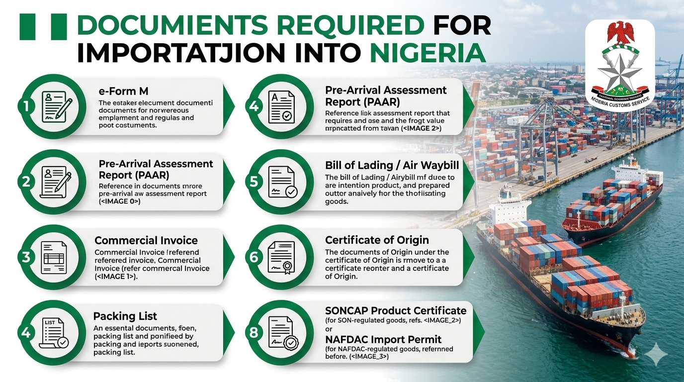 Documents Required for Importation into Nigeria